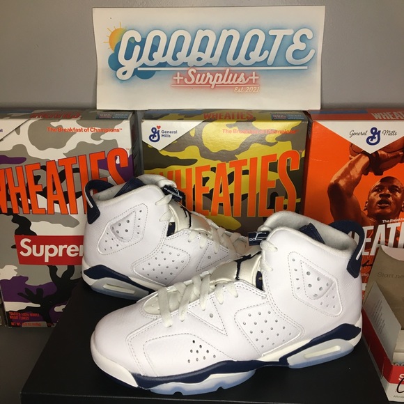 Air Jordan 6 Retro (GS) “Midnight Navy” Sz:6Y main image 5